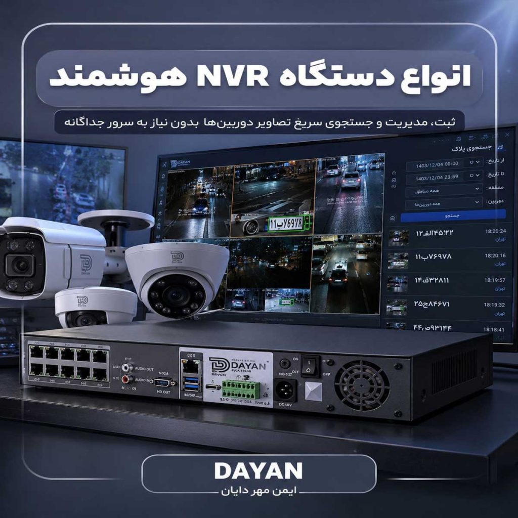 انواع دستگاه nvr هوشمند